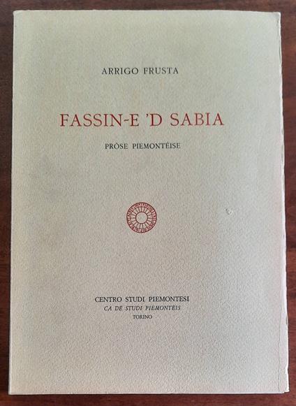 Fassin-e ’d sabia. Prose piemonteise - copertina