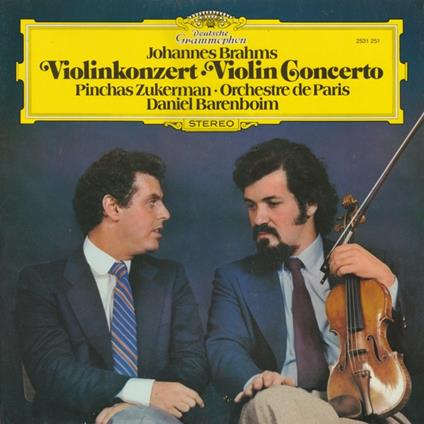 Violin Concerto In D Major - Vinile LP di Johannes Brahms,Pinchas Zukerman,Daniel Barenboim