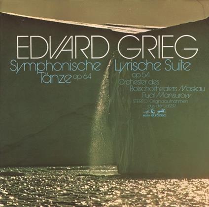 Danze Sinfoniche Op. 64 - Suite Lirica Op. 54 - Vinile LP di Edvard Grieg