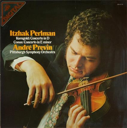 Concerto In D - Vinile LP di Itzhak Perlman,André Previn,Erich Wolfgang Korngold,Julius Conus,Pittsburgh Symphony Orchestra