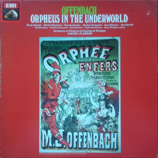 Orpheus In The Underworld - Vinile LP di Jacques Offenbach,Michel Plasson