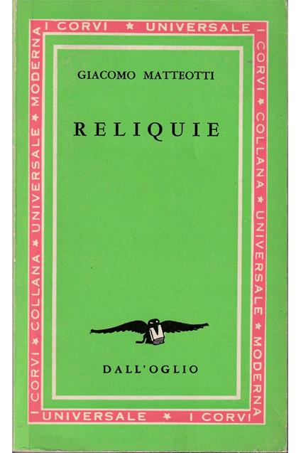 Reliquie - copertina