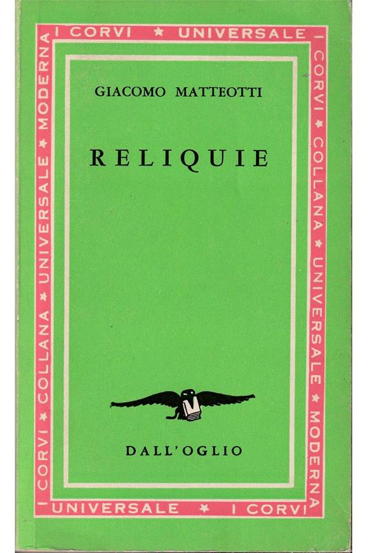 Reliquie - copertina