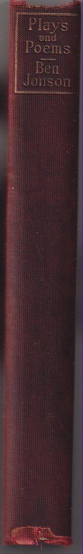 Plays and Poems With an Introduction by Henry Morley - Ben Jonson - copertina