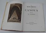 Il monumento a Canova eretto in Venezia