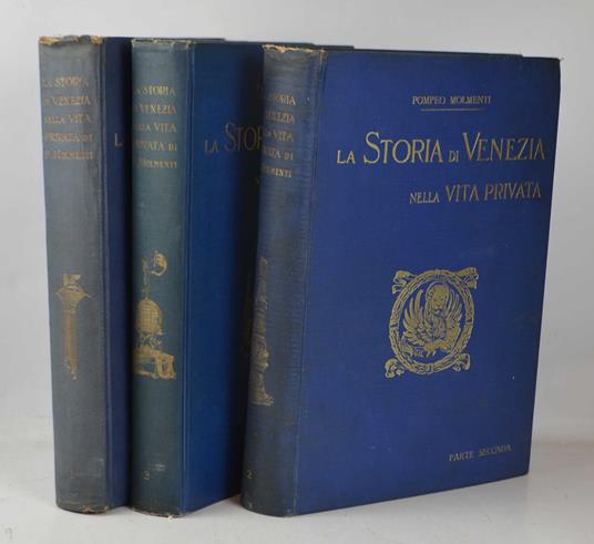 storia di Venezia nella vita privata - Pompeo Molmenti - copertina
