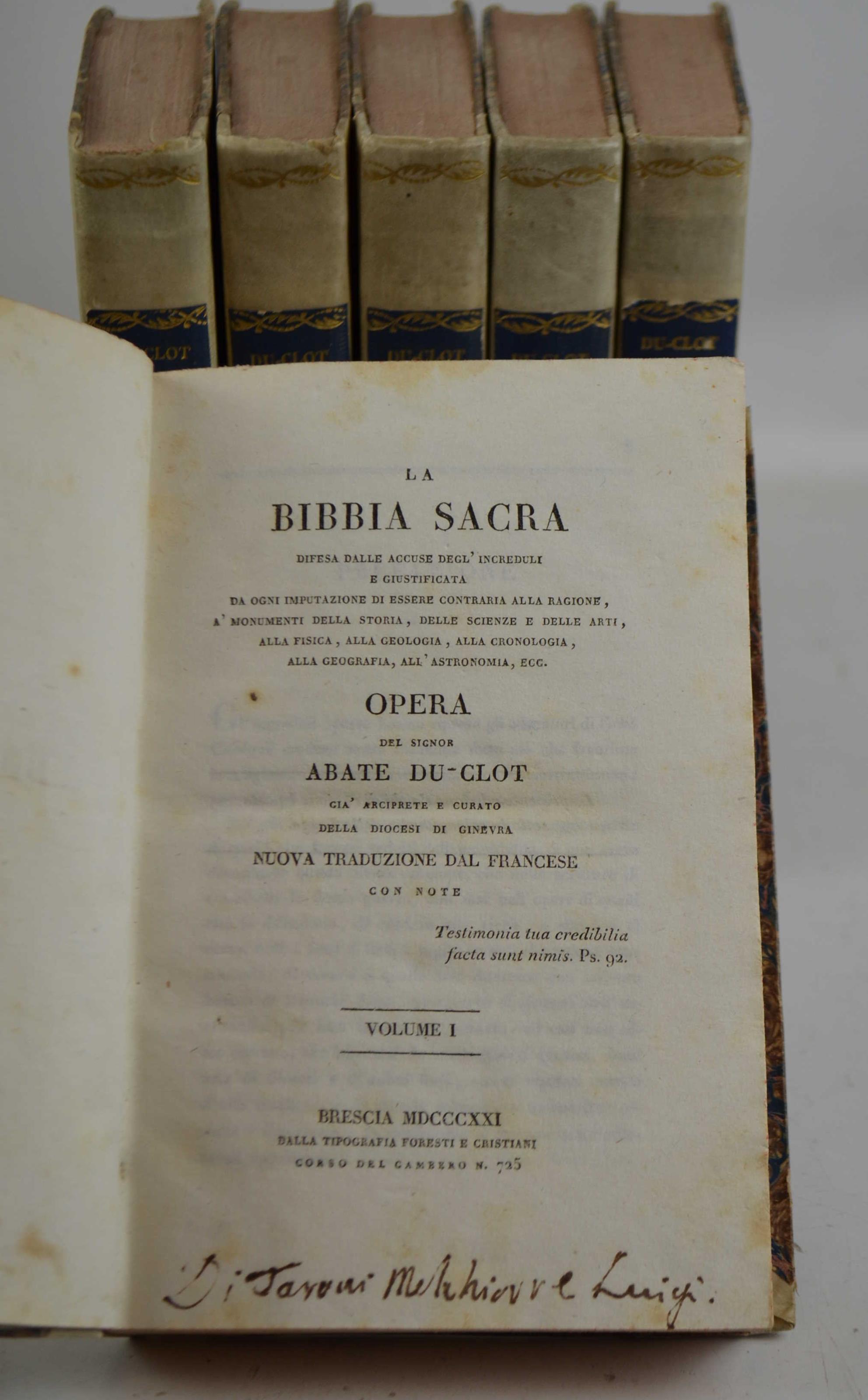 Studio bibliografico Benacense