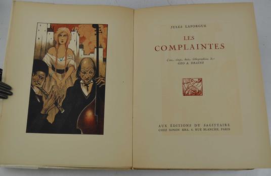 Les complaintes - Jules Laforgue - copertina