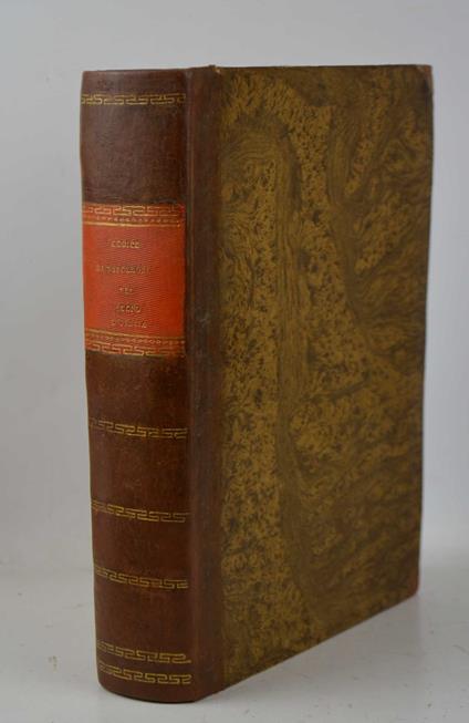 Codice di Napoleone il grande pel Regno d'Italia. Edizione originale e la sola ufficiale - copertina