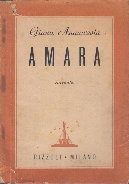 Amara - Giana Anguissola - copertina