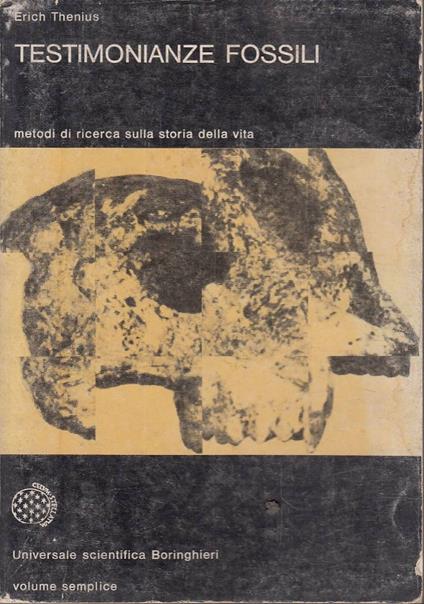 Testimonianze fossili - Frich Thenius - copertina