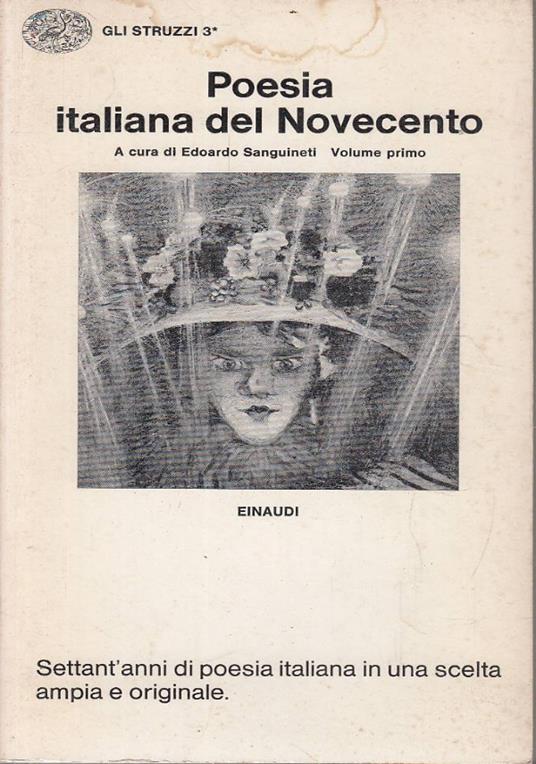 Poesia italiana del Novecento. due volumi - copertina