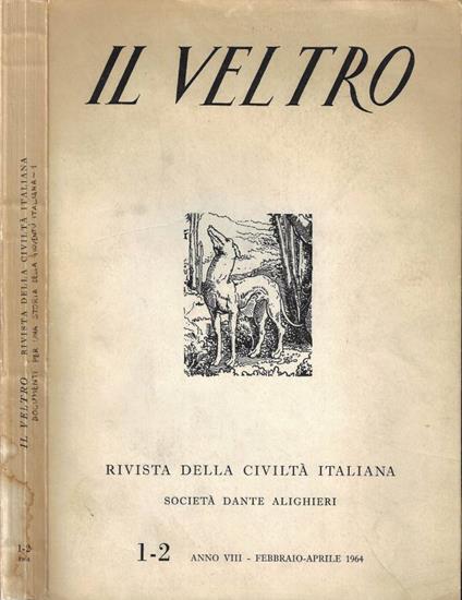 Il Veltro Anno VIII nn. 1 - 2 - copertina