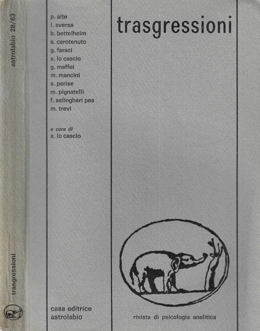 Trasgressioni - copertina