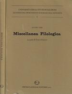 Miscellanea filologica