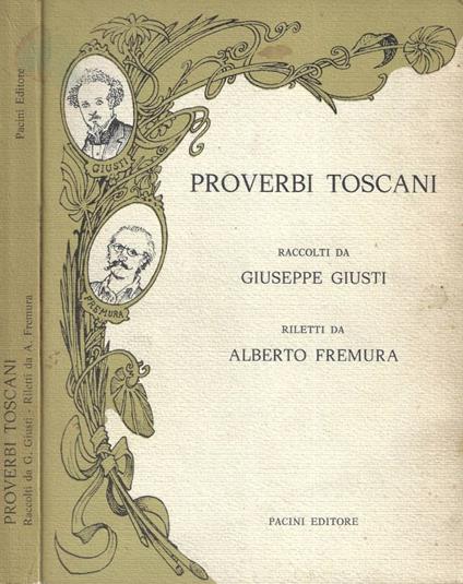 Proverbi toscani - Giuseppe Giusti - copertina