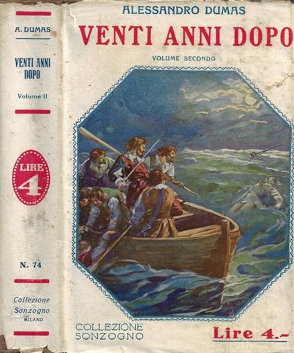 Venti anni dopo (Sèguito dei Tre Moschettieri). Vol. II - Alexandre Dumas - copertina