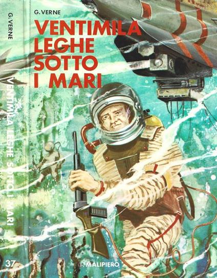 Ventimila leghe sotto i mari - Jules Verne - copertina