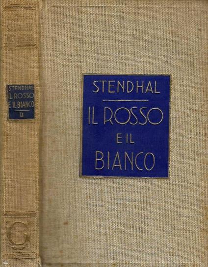 Il rosso e il bianco - Stendhal - copertina