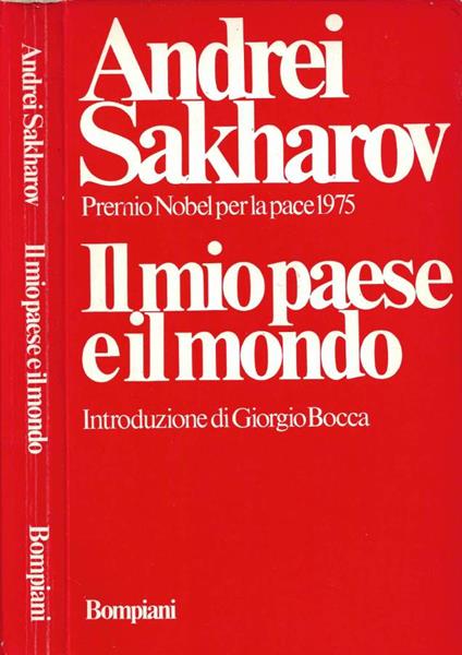 Il mio paese e il mondo - Andrej Sacharov - copertina
