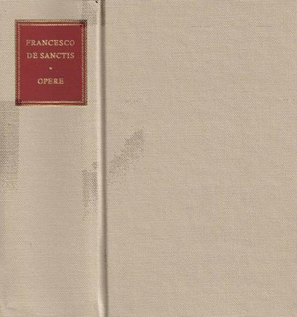 Opere - Francesco De Sanctis - copertina