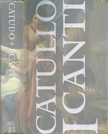 I canti - G. Valerio Catullo - copertina