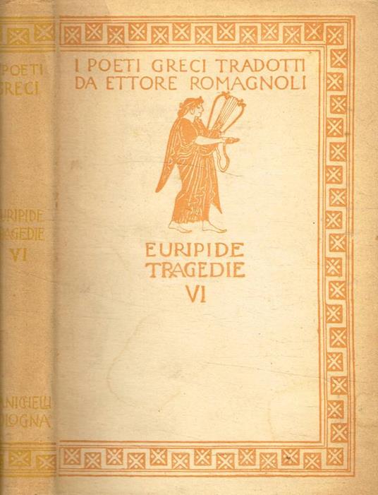 Le tragedie VI - Euripide - copertina
