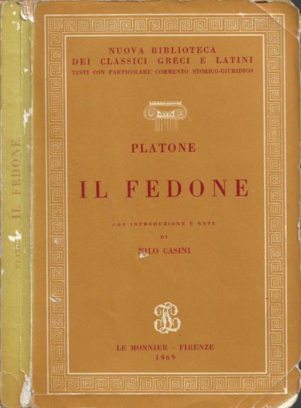 Il Fedone - Platone - copertina