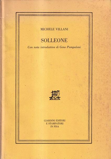 Solleone - Michele Villani - copertina