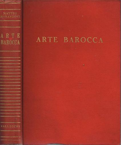 Arte Barocca - Matteo Marangoni - copertina