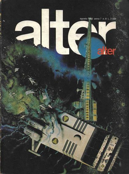 Alter Alter. Anno VII - 1980 - N. 8 (Agosto) - copertina