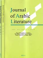 Journal of arabic literature, volume XLI, numero 1-2, 3, 2010
