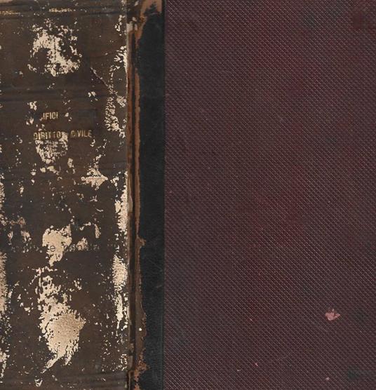 Istituzioni di diritto civile italiano. Vol. VI parte I-II - Emidio Pacifici Mazzoni - copertina