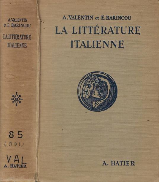 La littérature italienne - copertina