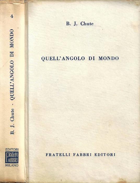Quell'angolo di mondo - copertina