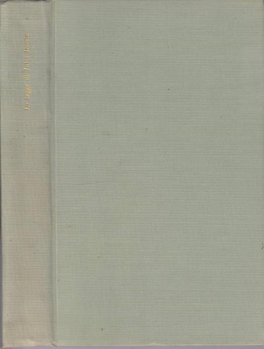 La legge - copertina