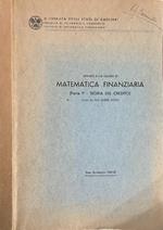 Appunti sulle lezioni di matematica finanziaria