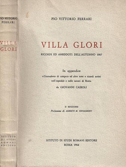 Villa Glori - copertina