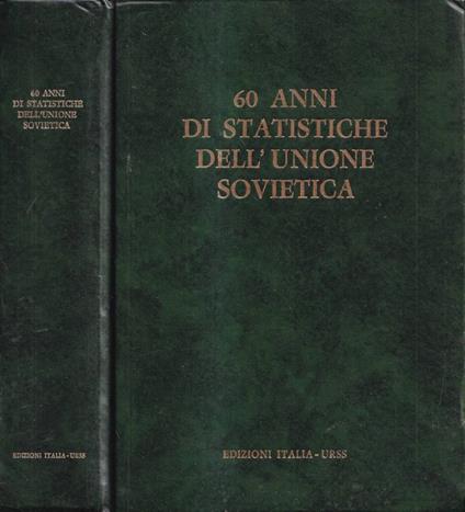 60 anni di statistiche dell'Unione Sovietica - copertina