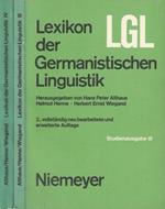 Lexikon der Germanistischen Linguistik vol III, IV