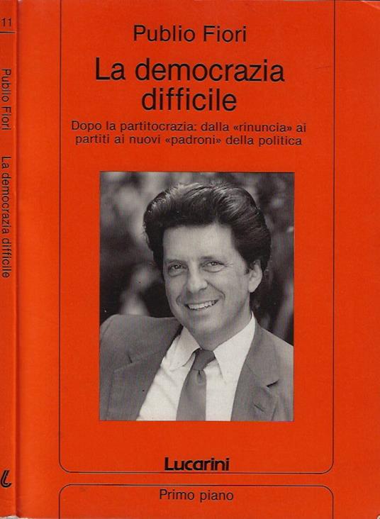 La democrazia difficile - copertina