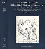 Giornate di studio in ricordo di Giovanni Previtali