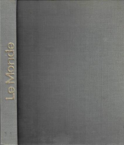 Le monde - Martin Hurlimann - copertina