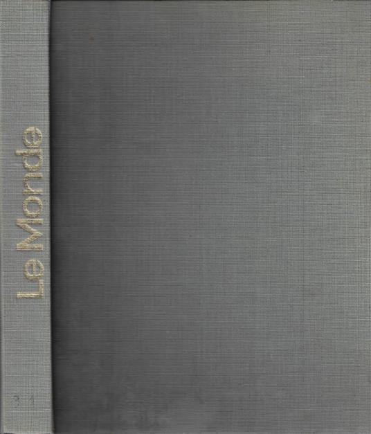 Le monde - Martin Hurlimann - copertina