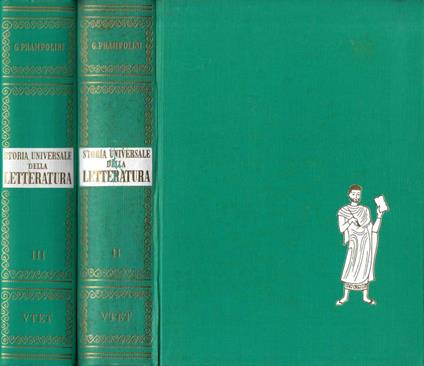 Storia Universale della Letteratura. Vol. II, Vol. III - Giacomo Prampolini - copertina
