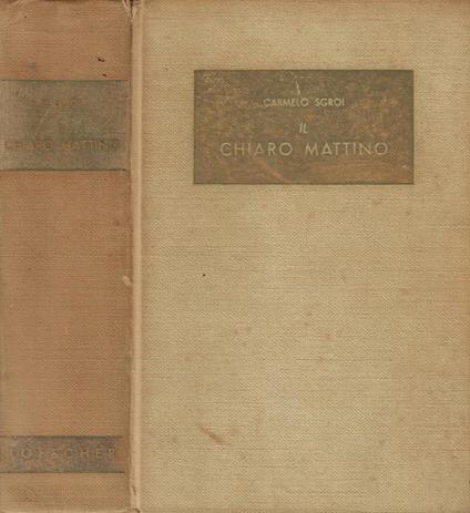 Il chiaro mattino - Carmelo Sgroi - copertina