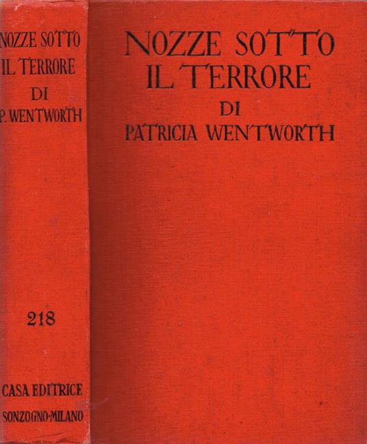 Nozze sotto il terrore - Patricia Wentworth - copertina