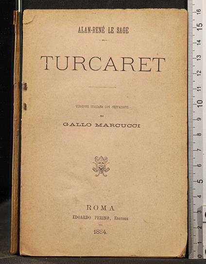 Turcaret - copertina