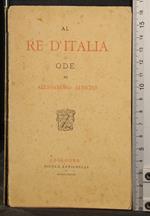 Al Re D'Italia. Ode