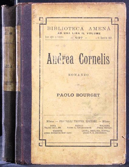 Andrea Cornelis - Paul Bourget - copertina